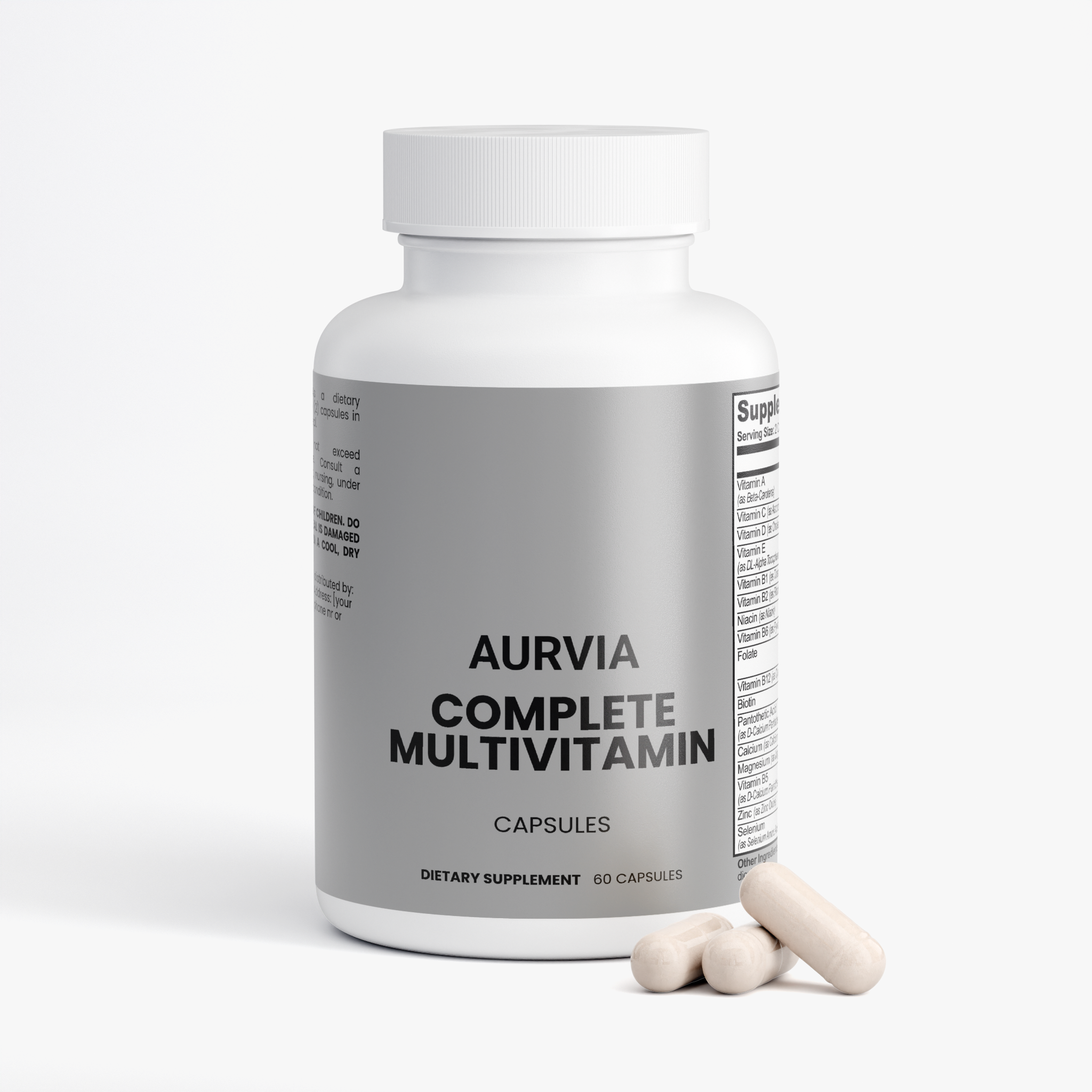 Aurvia Complete Multivitamin — Daily Energy & Immunity