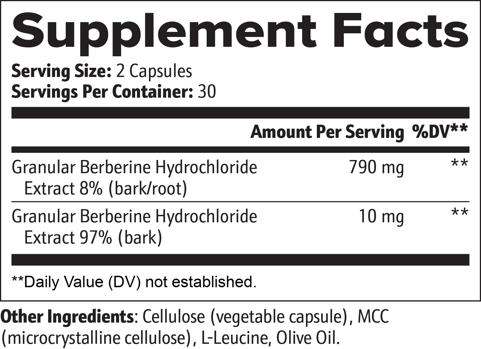 Aurvia Berberine 1200 mg — Blood Sugar & Metabolism Support